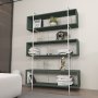 HANAH HOME Polica za knjige Bruti Green White - slika 2