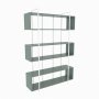 HANAH HOME Polica za knjige Bruti Green White - slika 4