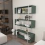 HANAH HOME Polica za knjige Bruti Green White - slika 1