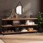 HANAH HOME Polica za knjige Zen, Black - slika 1