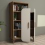 HANAH HOME Polica za knjige Form Walnut Cream - slika 2