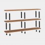 HANAH HOME Polica za knjige Raca Black - slika 4
