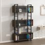 HANAH HOME Polica za knjige Still Walnut - slika 1