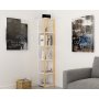 HANAH HOME Polica za knjige Texas Gold White - slika 1