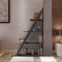 HANAH HOME Polica za knjige Arven Anthracite - slika 2