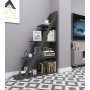 HANAH HOME Polica za knjige Arven Anthracite - slika 3