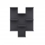 HANAH HOME Zidna polica Texas Anthracite - slika 3