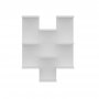 HANAH HOME Zidna polica Texas White - slika 3
