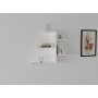 HANAH HOME Zidna polica Gami White - slika 1