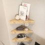 HANAH HOME Zidna polica Edis Oak - slika 1
