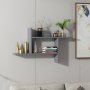 HANAH HOME Zidna polica Ryan Anthracite - slika 1