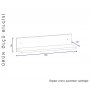 HANAH HOME Zidna polica Novella K5 White - slika 3
