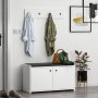 HANAH HOME Cipelarnik Zen White - slika 2