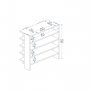 HANAH HOME Cipelarnik Sargel Atlantic Pine - slika 5