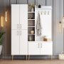 HANAH HOME Cipelarnik sa čivilukom Viyana Da White Gold - slika 5