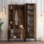 HANAH HOME Cipelarnik sa čivilukom Viyana DA Walnut - slika 4