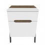 HANAH HOME Noćni stočić Neva Walnut White - slika 5