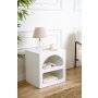 HANAH HOME Noćni stočić Lorin White - slika 2