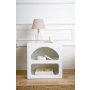 HANAH HOME Noćni stočić Lorin White - slika 3