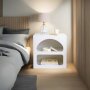 HANAH HOME Noćni stočić Lorin White - slika 4