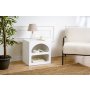HANAH HOME Noćni stočić Lorin White - slika 1