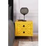 HANAH HOME Noćni stočić Luna Yellow - slika 1
