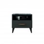 HANAH HOME Noćni stočić Lavinia 002 Anthracite - slika 2
