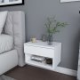 HANAH HOME Noćni stočić Jamot White - slika 3