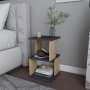 HANAH HOME Noćni stočić Carter Anthracite Oak - slika 3