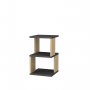 HANAH HOME Noćni stočić Carter Anthracite Oak - slika 4