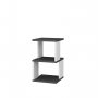 HANAH HOME Noćni stočić Carter Anthracite White - slika 4