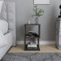 HANAH HOME Noćni stočić Carter Dark Oak - slika 1