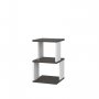 HANAH HOME Noćni stočić Carter Dark Oak White - slika 4