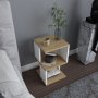 HANAH HOME Noćni stočić Carter Oak White - slika 2