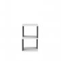 HANAH HOME Noćni stočić Carter White Anthracite - slika 5
