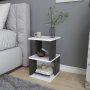 HANAH HOME Noćni stočić Carter White Dark Oak - slika 3