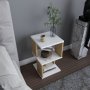HANAH HOME Noćni stočić Carter White Oak - slika 2