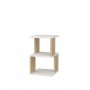 HANAH HOME Noćni stočić Carter White Oak - slika 4