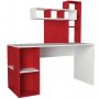 HANAH HOME Radni sto Coral White Red - slika 4