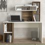 HANAH HOME Radni sto Coral White Walnut - slika 2