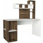 HANAH HOME Radni sto Coral White Walnut - slika 4