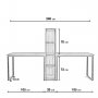 HANAH HOME Radni sto L194 - slika 5