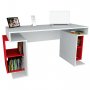 HANAH HOME Radni sto Monument White Red - slika 2