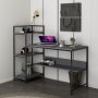 HANAH HOME Radni sto Arion Anthracite - slika 1