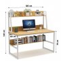 HANAH HOME Radni sto Majestic Oak - slika 5