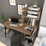 HANAH HOME Radni sto Vina Walnut - slika 3