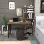 HANAH HOME Radni sto Vina Walnut - slika 1