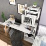 HANAH HOME Radni sto Vina White - slika 3