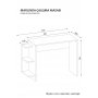 HANAH HOME Radni sto Marlinda White - slika 4