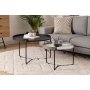 HANAH HOME Set stolova Mandy Athracite - slika 1